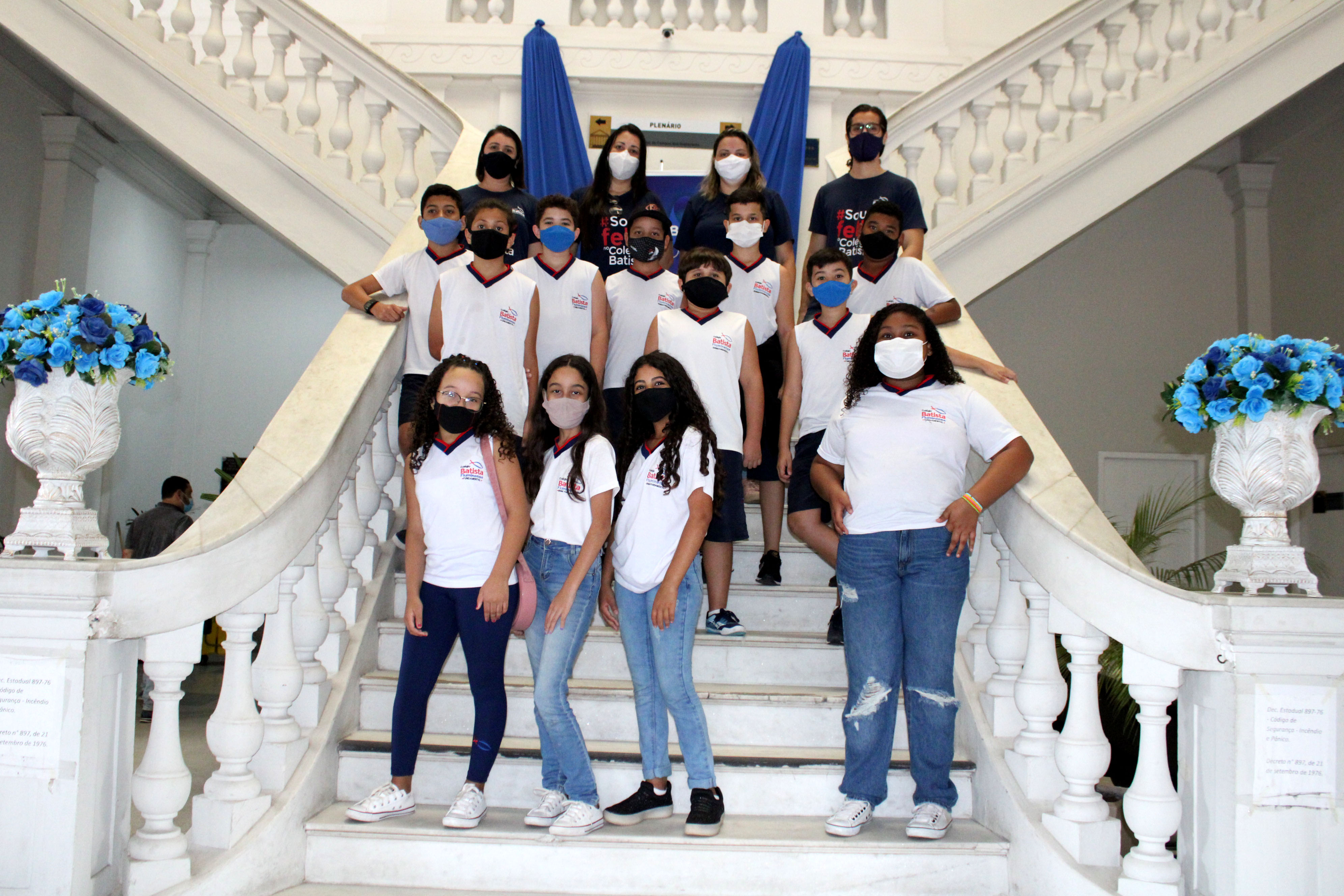 Estudantes visitam exposição e corredor histórico - Fotos: Roberto Joia