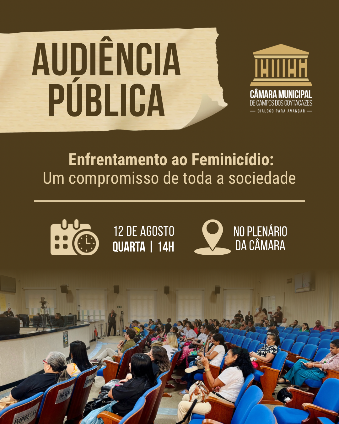Enfrentamento ao feminicídio será discutido em audiência pública