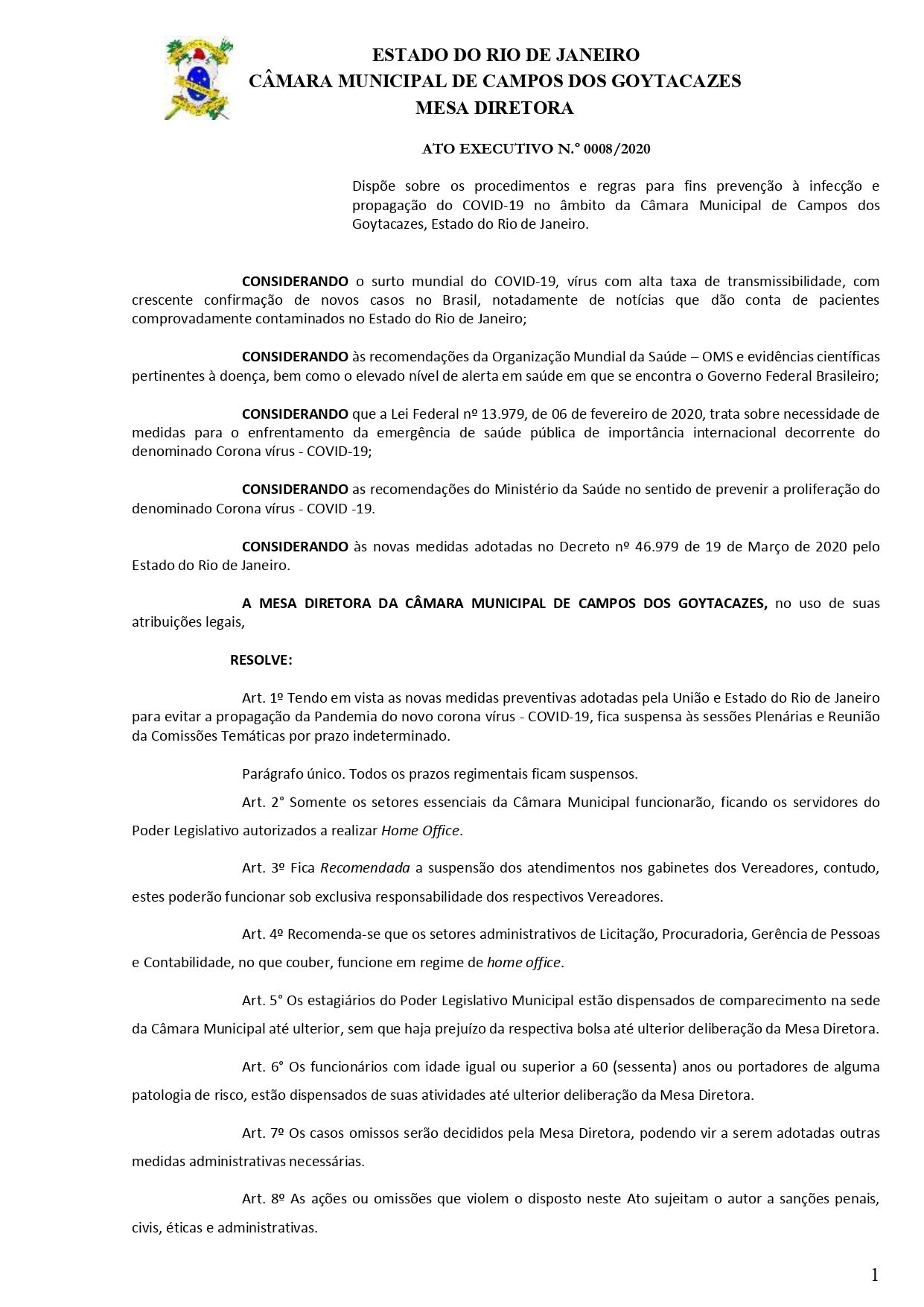 Sessões suspensas em novas medidas contra coronavírus