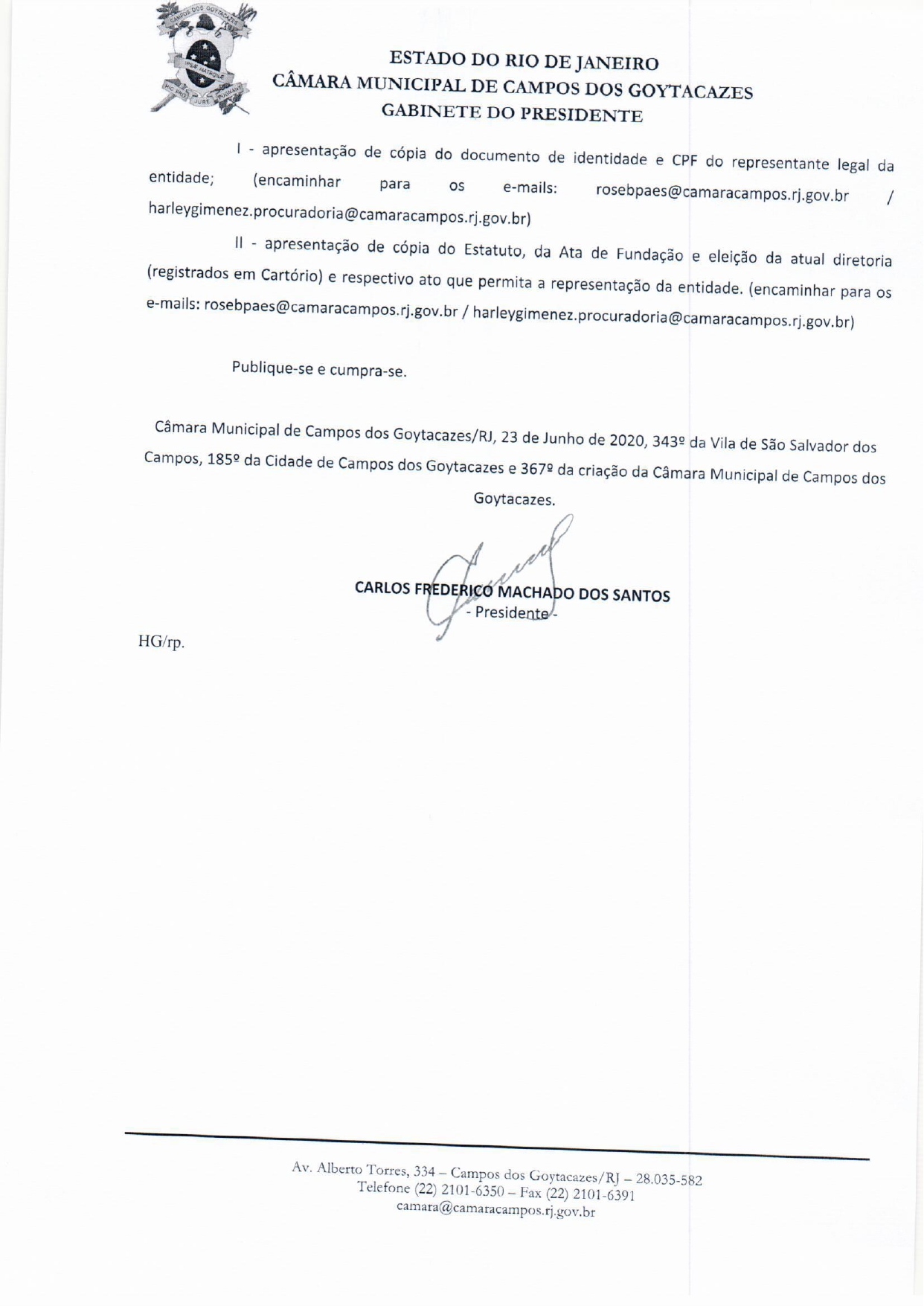 Câmara convoca para audiência pública sobre LDO 2021