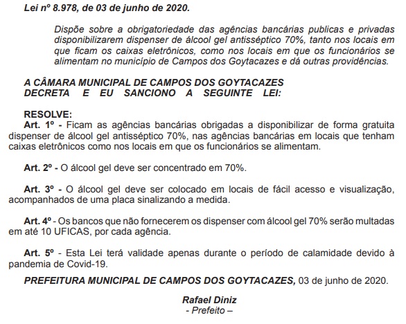 Leis sancionadas e publicadas reforçam combate ao coronavírus