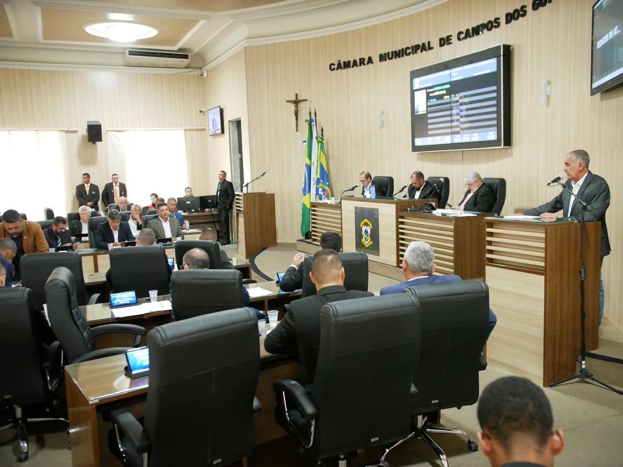 Sessão ordinária com Projeto de Lei aprovado nesta terça-feira