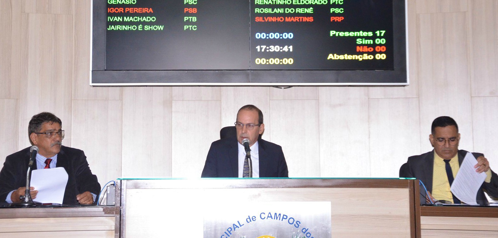 Câmara aprova mudança no horário das sessões ordinárias