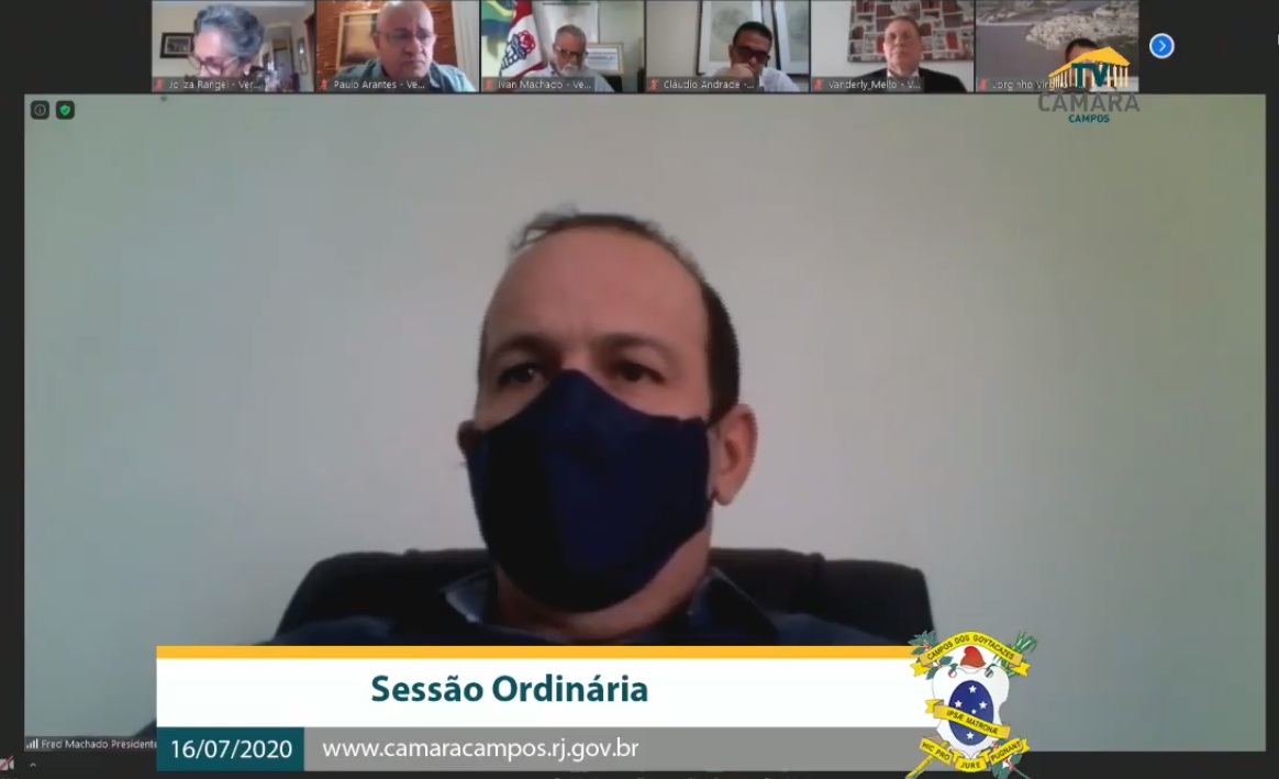 Câmara realiza primeira sessão ordinária remota em Plenário Virtual